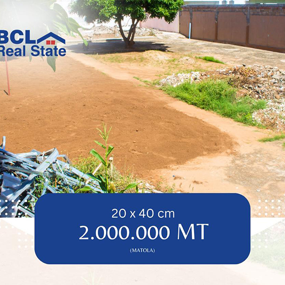 Imagem do terreno na Matola